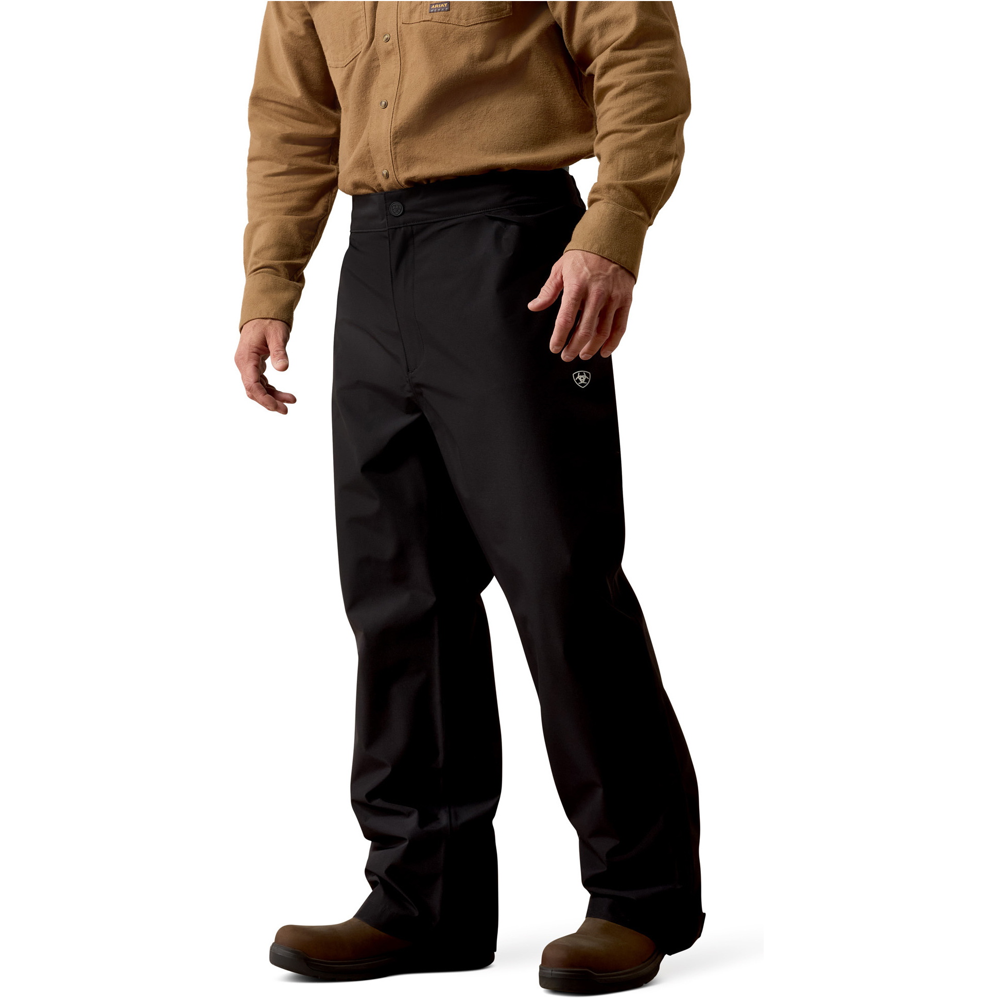 2026 Ariat Unisex Rebar Stormshell Waterproof Pants 10079862 - Black